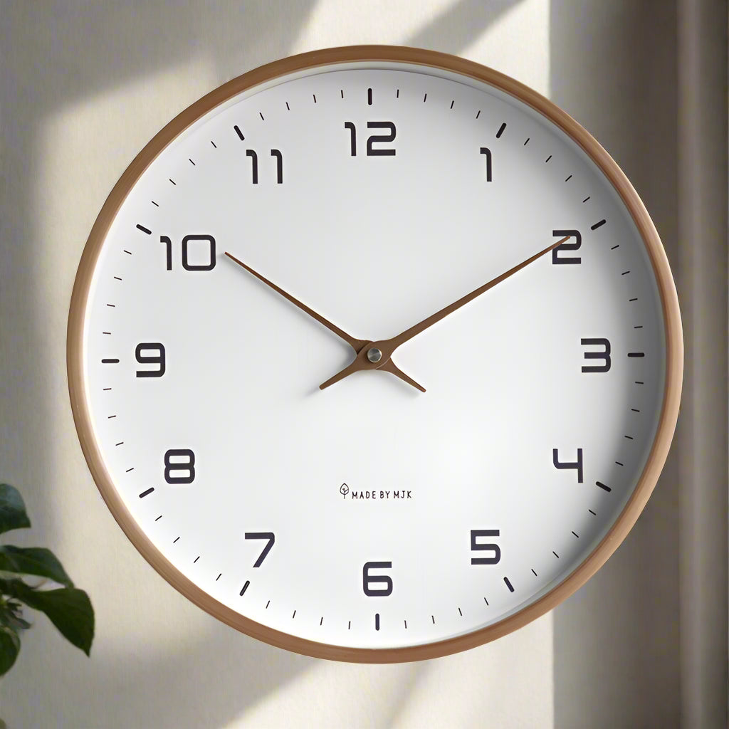 Skorter | Scandinavian Simple Wall Clock - Modern Minimalist Design fo ...