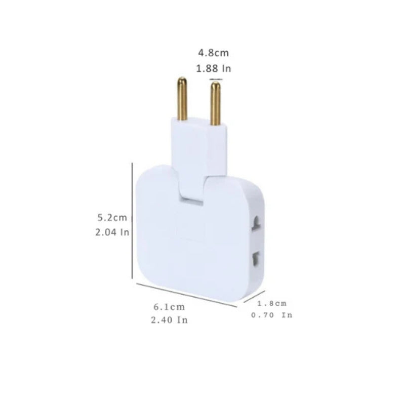 Skorter | FlexiPlug – Ultrap thin 180° rotatable power strip with multiple sockets