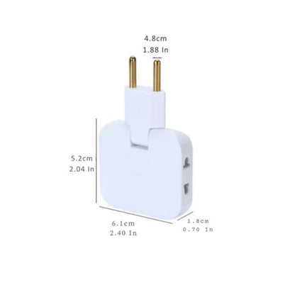 Skorter | FlexiPlug – Ultrap thin 180° rotatable power strip with multiple sockets