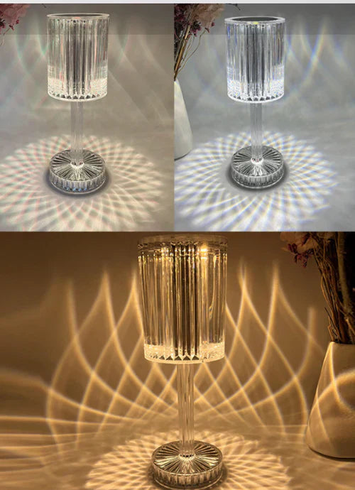 Skorter | Dimmable Crystal Table Lamp With Modern Design
