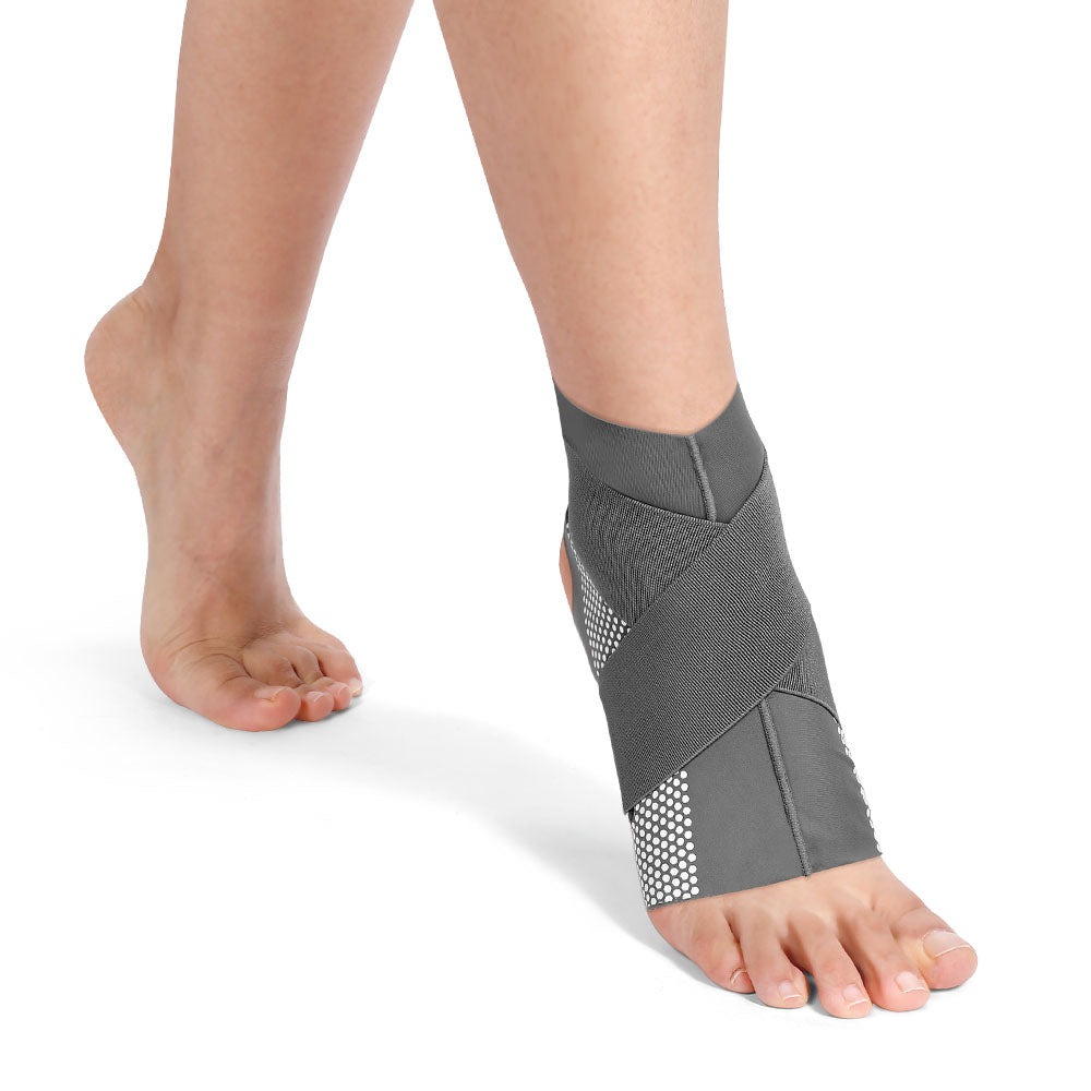 Skorter | Adjustable Ankle Compression Sleeve Ankle Brace Care 2-Pack