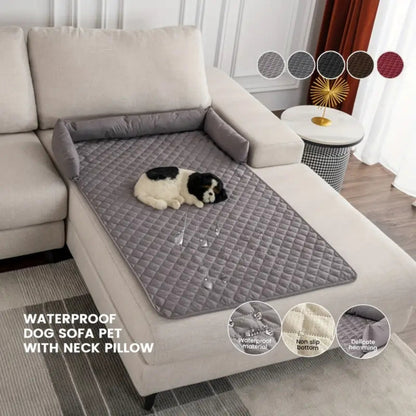Skorter | Bolstered Quilted Pet Sofa Protector