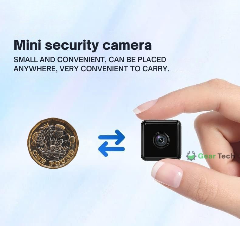 Skorter | 1080P Wireless WiFi Security Camera | Weather-Resistant, App-Controlled & Ideal for Indoor and Outdoor Surveillance | Small Closed Circuit Camera