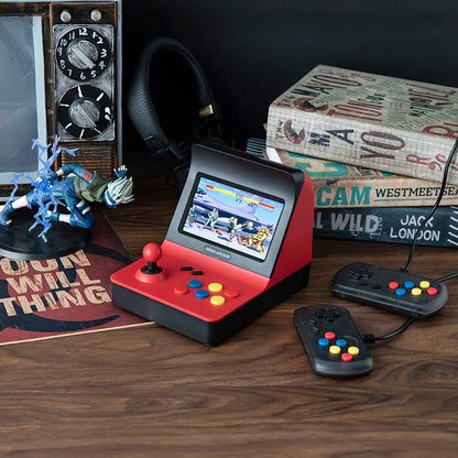 Skorter | 4.3 Inch Mini game Console with Built-in 3000 Games, 360¬∞ Joystick, 2200mAh Lithium Battery, Can be Connected to TV and Headphones, Supports Two-player Games and Up To 32G TF Card