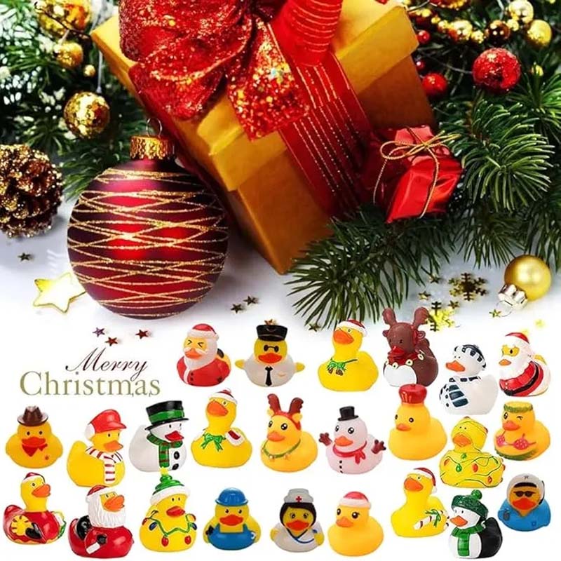 Skorter | 24 Piece Christmas Rubber Duck Advent Calendar