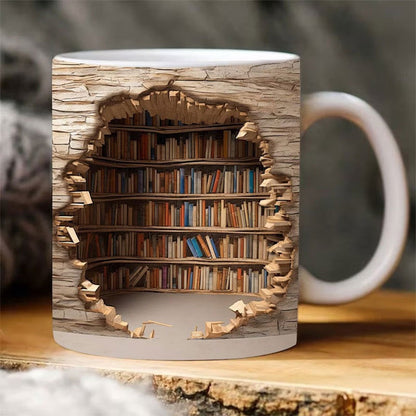 Skorter | 3D Bookshelf Mug