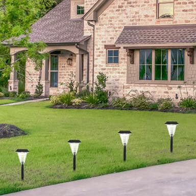 Skorter | Solar Flame Lawn Light LED Outdoor Ground Lawn Stake Light