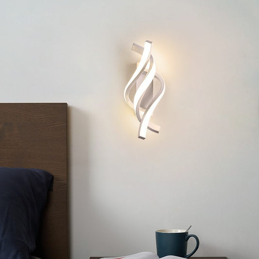Skorter | Modern minimalist Spiral LED wall lamp with 1 light
