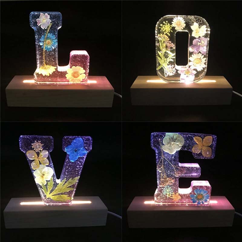 Skorter | Floral Resin Night Light