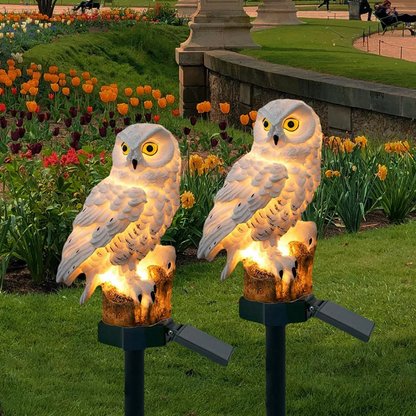 Skorter | Solar Garden Lamp Uilux – Wireless Outdoor Lamp powered by Solar Energy with Owl Design