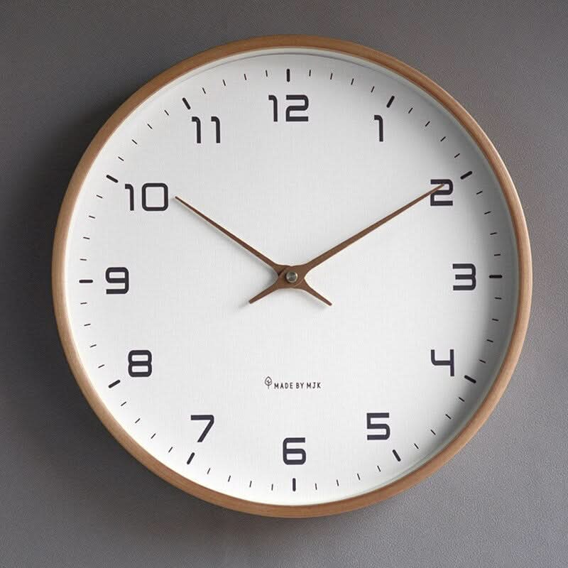 Skorter | Scandinavian Wooden Wall Clock – Minimalist Design