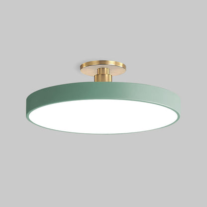 Skorter | Modern LED Semi Flush Mount Ceiling Light | Energy-Saving. Durable Design for Hallway. Dining Room & Living Room