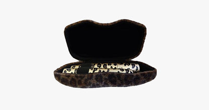 Skorter | Black Mascara with Plush Leopard Display Case - Long-Lasting and Natural Mascara that Makes You Look Fresh