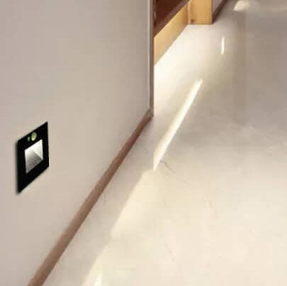 Skorter | Minimalist LED wall lamp for recessed mounting