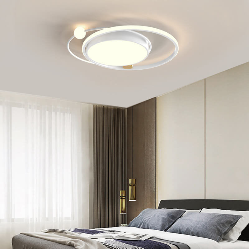 Skorter | Nordic Round Circle LED Ceiling Light flush mounted