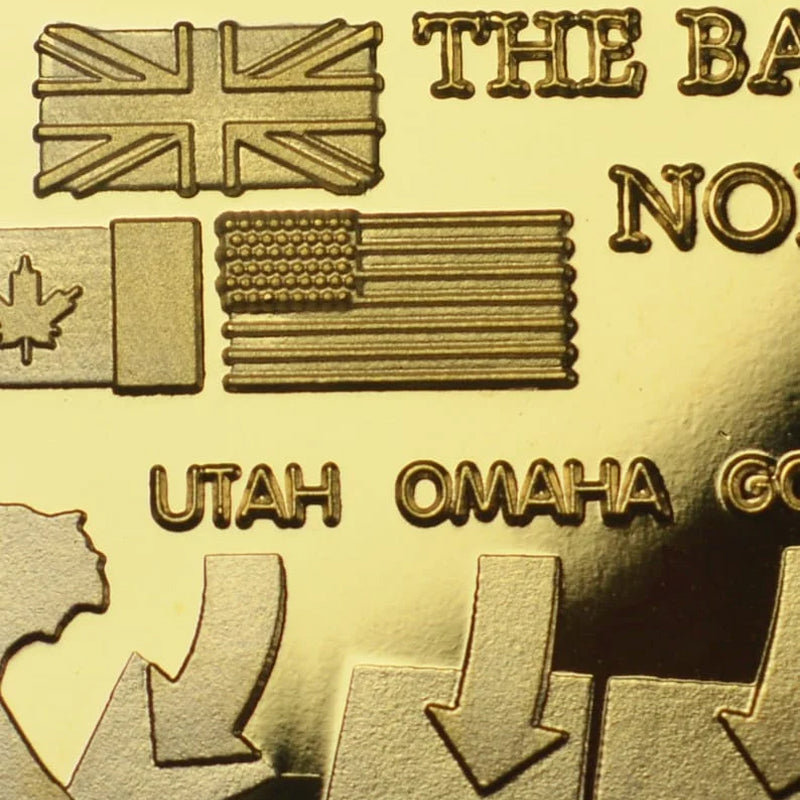 Skorter | D-DAY LANDINGS 1944 24ct Gold Commemorative Coin