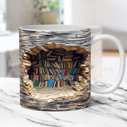 Skorter | 3D Bookshelf Mug