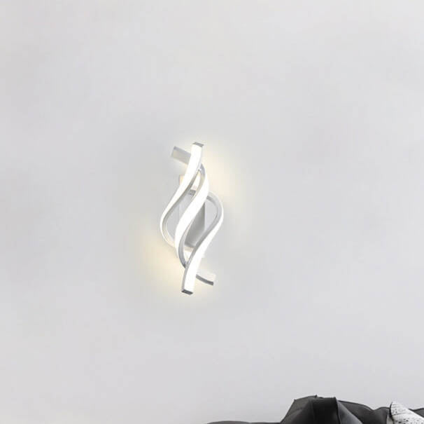 Skorter | Modern minimalist Spiral LED wall lamp with 1 light