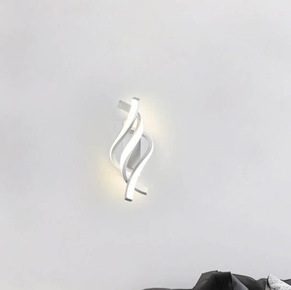 Skorter | Modern minimalist Spiral LED wall lamp with 1 light