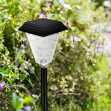 Skorter | Solar Flame Lawn Light LED Outdoor Ground Lawn Stake Light