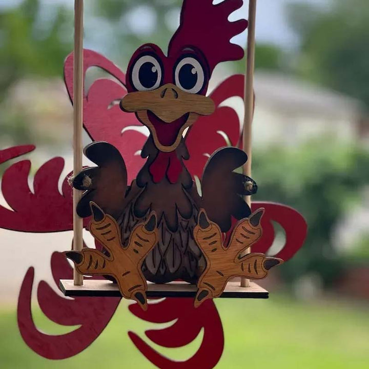 Djurvindspinner gårdsdekoration