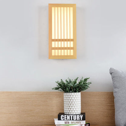 Skorter | ShizuLight | Japanese Wooden LED Wall Lamp – Minimalist Zen-Inspired Lighting
