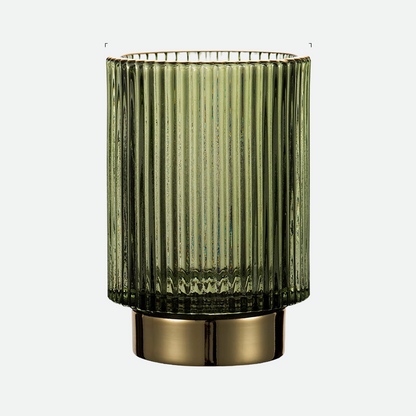 Skorter | Elise Gold Foil Glass Makeup Halter & Organizer