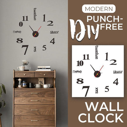 Skorter | Modern DIY non-punch wall clock