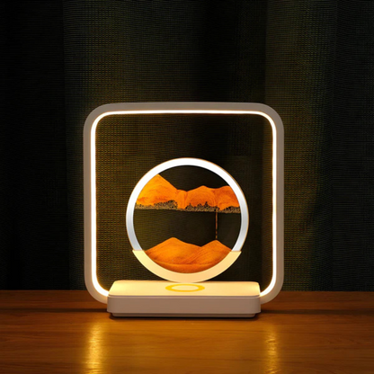 Skorter | SandAura | 3D LED Night Lamp with Flowing Sand Art