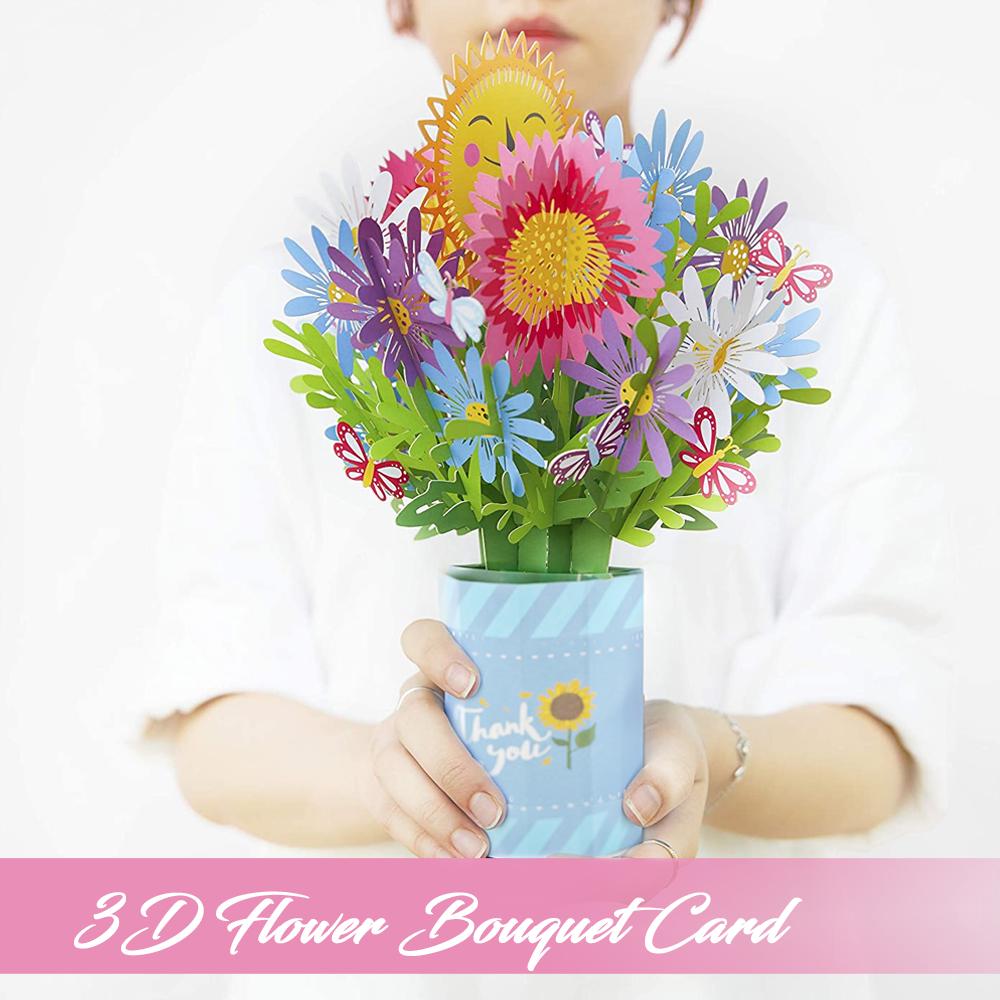 Skorter | 3D Flower Bouquet Card