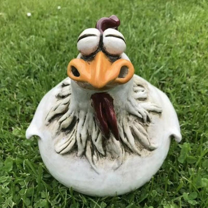 Skorter | Big Eye Hen Resin Handicraft