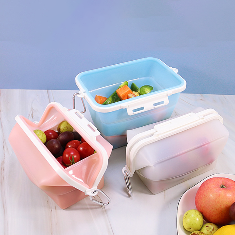 skorter | Collapsible Silicone Food Storage Box