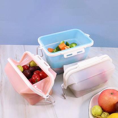 skorter | Collapsible Silicone Food Storage Box