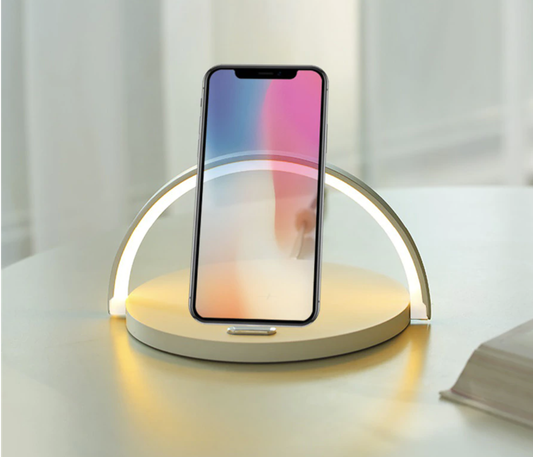 Skorter | Bowlight Design 3-in-1 Night Light – Wireless Charger & Lamp