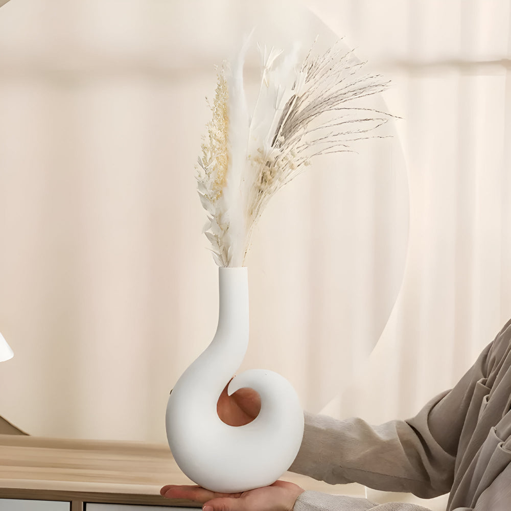 Skorter | Comodo Spiral Ceramic Vase