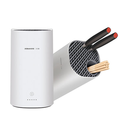 Skorter | Automatic Intelligent Disinfection Drying Knife Holder with UV Disinfection, High-Temperature Drying, Large Capacity, Washable Module & Energy Saving