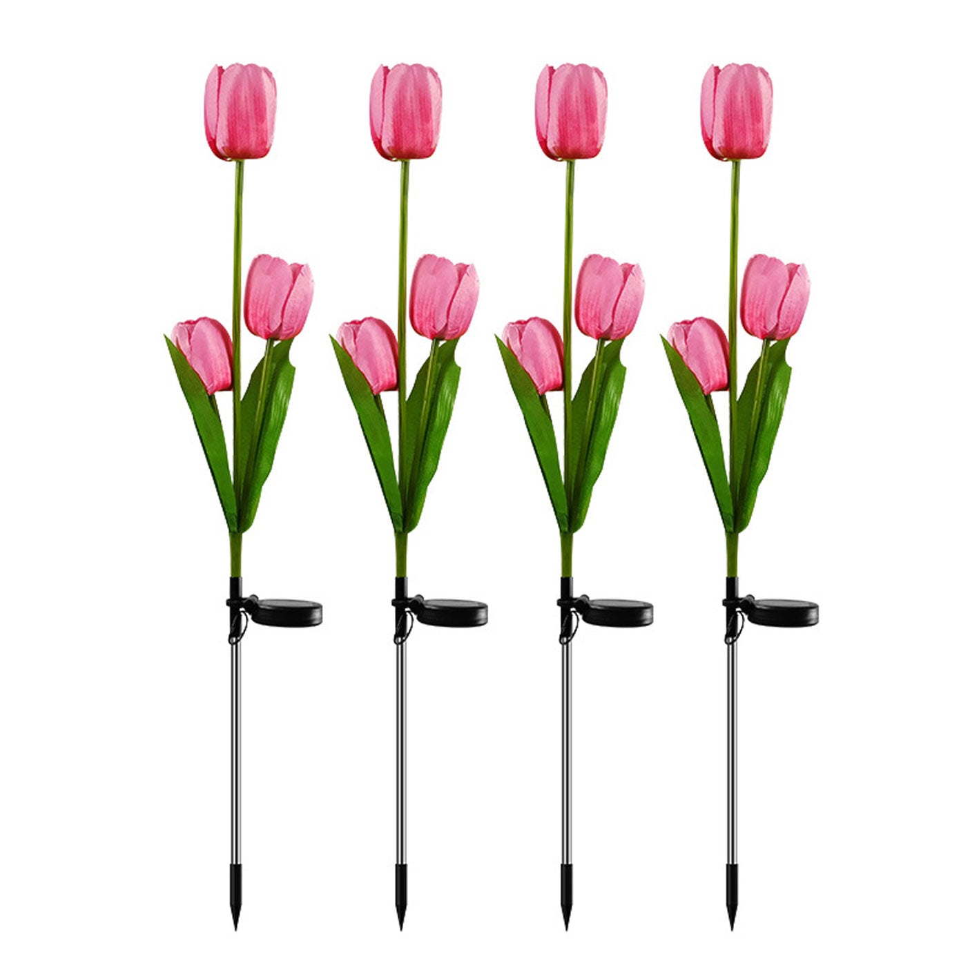 Skorter | Solar Tulip Lawn Light Outdoor Garden LED Tulip Flower Light Ground Stake Landscape Light
