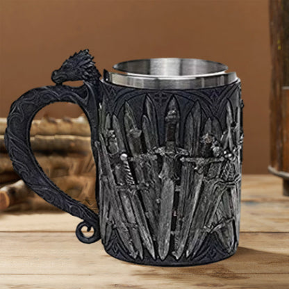 skorter | Creative Stainless Steel Medieval Cup Jug For Beer Coffee