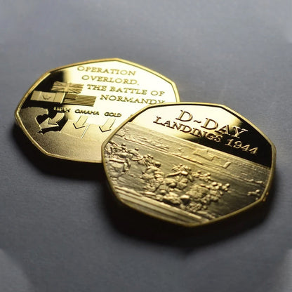 Skorter | D-DAY LANDINGS 1944 24ct Gold Commemorative Coin