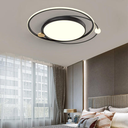 Skorter | Nordic Round Circle LED Ceiling Light flush mounted