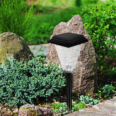 Skorter | Solar Flame Lawn Light LED Outdoor Ground Lawn Stake Light