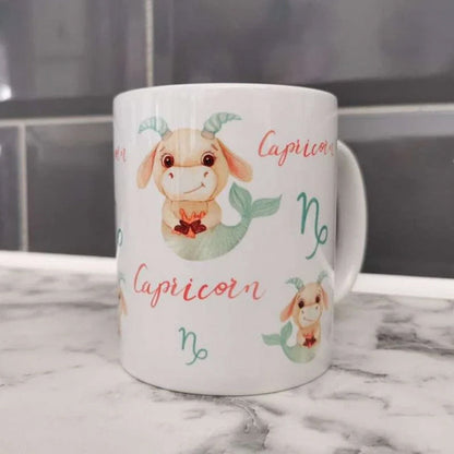 skorter | Cartoon Zodiac Mugs Horoscope Gift