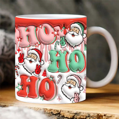 skorter | 3d Christmas Gingerbread Man Ceramic Coffee Mug