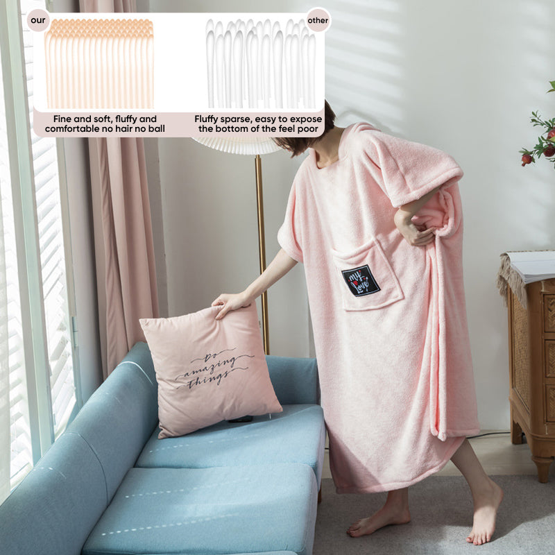 skorter | Girl soft cotton fleece robe