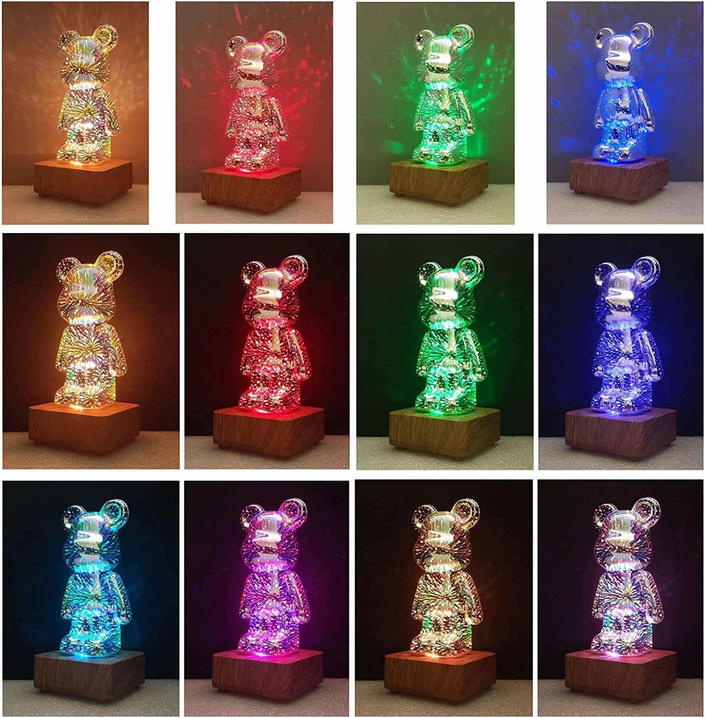 Skorter | 3d Firework Bear Lamp