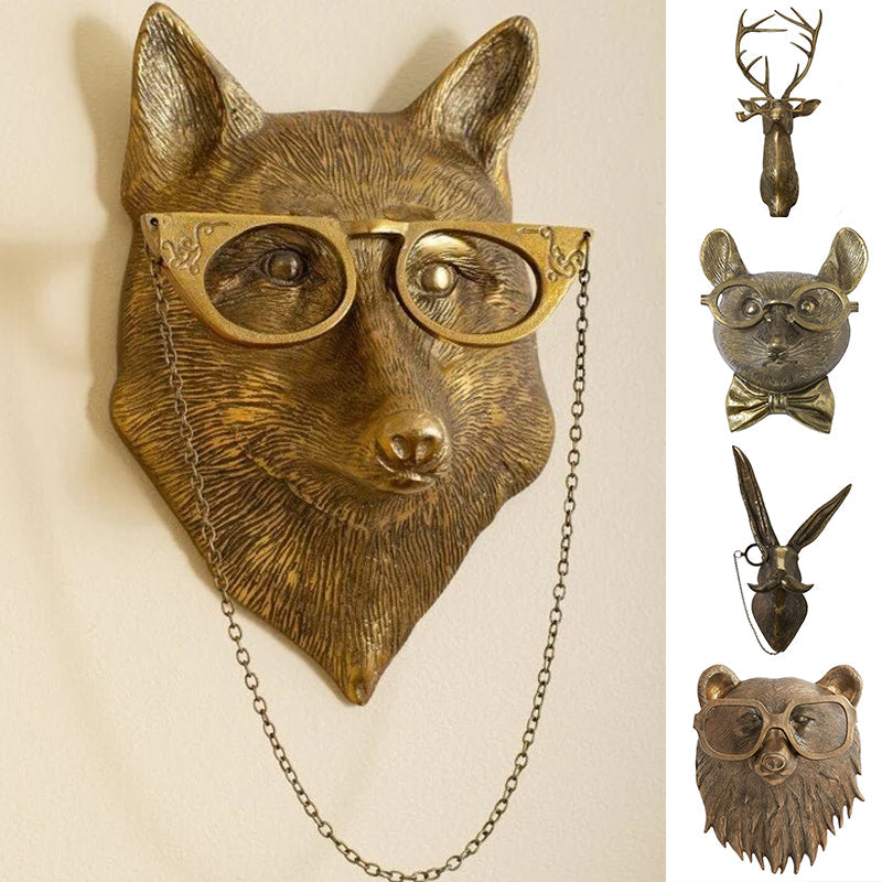 Skorter | Animal Head Resin Sculpture