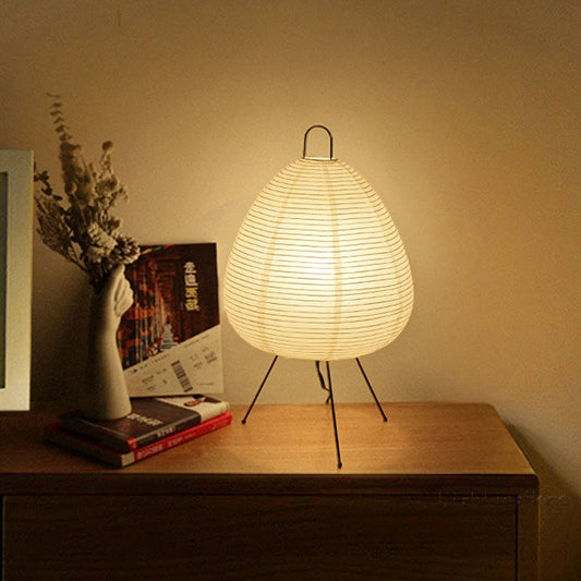 Skorter | RadiantHue - Japanese Table Lamp made of Rice Paper