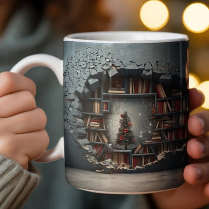 skorter | 3d book shelf coffee mug