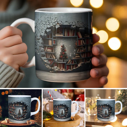 skorter | 3d book shelf coffee mug