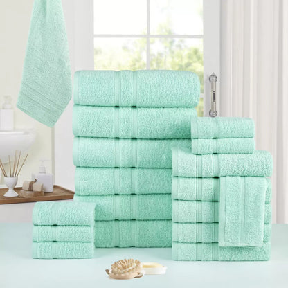 Skorter | 18-Bit: Bibb Home Zero Twist Egyptian Cotton Towel Set